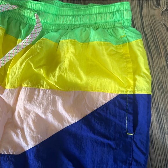 Nike FLIGHT series retro Colorblock swim trunks MENS L fully lined shorts - Picture 4 of 9